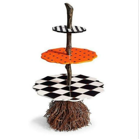 Creative Witch Broom 3 Tier Cake Stand Cupcake Tier Stand Serving Tray for Wedding Party Halloween Decoration
Creative Witch Broom 3 Tier Cake Stand Cupcake Tier Stand Serving Tray for Wedding Party Halloween Decoration