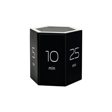

TBOLINE New Kitchen Digital Timer Hexagon Flip Countdown Reminder Tool for Cookiing (Black)