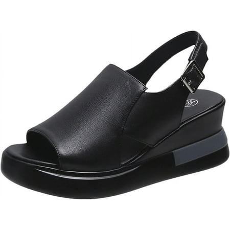 Mini Platform Leather Wedges Boots For Women Sandals Platform Shower Sandals Women Black Heeled Sandals For W
Mini Platform Leather Wedges Boots For Women Sandals Platform Shower Sandals Women Black Heeled Sandals For W