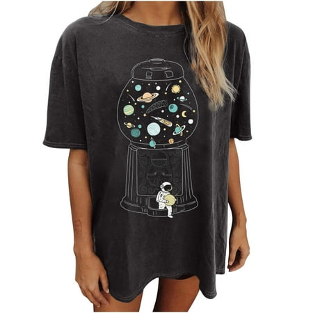 Corset Top Maternity Shirts Women s Fashion Round Neck Vintage Drop Sleeves Print Short Sleeve Tops Blouse Womens Tank Tops Womens Tops Savings Clearance Deals Black Crop Top Gray S
Corset Top Maternity Shirts Women s Fashion Round Neck Vintage Drop Sleeves Print Short Sleeve Tops Blouse Womens Tank Tops Womens Tops Savings Clearance Deals Black Crop Top Gray S