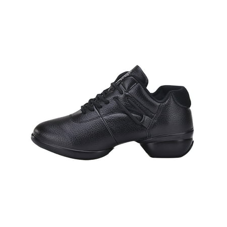 Eloshman Ladies Comfort Round Toe Dancing Sneakers Walking Lightweight Split Sole Jazz Shoe Breathable Lace Up Dance Sneaker Black 4.5
Eloshman Ladies Comfort Round Toe Dancing Sneakers Walking Lightweight Split Sole Jazz Shoe Breathable Lace Up Dance Sneaker Black 4.5