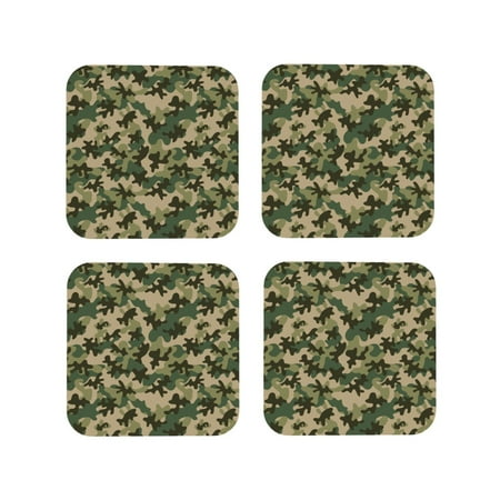 Drink Coasters Set of 4 camouflage-04 Leather Coasters for Coffee Table Protector Heat Resistant Cute Coasters for Home Decor Housewarming Gifts Bar Kitchen 4 Inch Square
Drink Coasters Set of 4 camouflage-04 Leather Coasters for Coffee Table Protector Heat Resistant Cute Coasters for Home Decor Housewarming Gifts Bar Kitchen 4 Inch Square