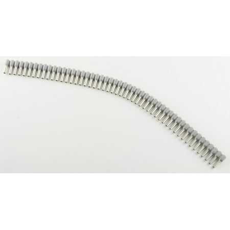 14 Ga. Gray Insulated Ferrule Strips 0.31 Pin Lg. - (pack of 50)