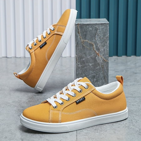 Men s Canvas Skate Shoes Casual Outdoor Non-slip Lace-up Walking Sneakers Flat Shoes
Men s Canvas Skate Shoes Casual Outdoor Non-slip Lace-up Walking Sneakers Flat Shoes