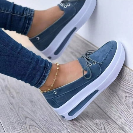 Up to 30% off Zanvin Women s Fashion Sneakers Clearance Casual Work Shoes Non Slip Running Shoes Athletic Sneakers Thick Soled Sports Walking Shoes Blue Size 6 
Up to 30% off Zanvin Women s Fashion Sneakers Clearance Casual Work Shoes Non Slip Running Shoes Athletic Sneakers Thick Soled Sports Walking Shoes Blue Size 6
