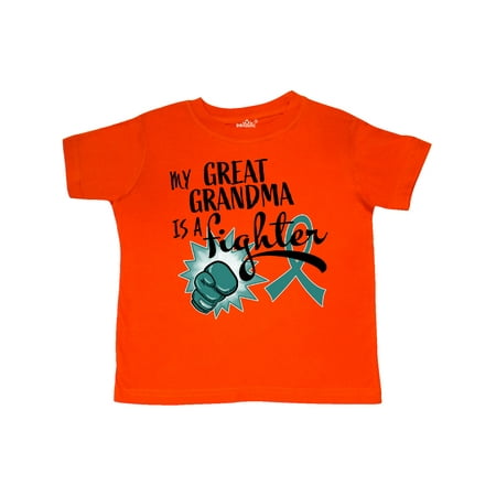 Inktastic Ovarian Cancer Awareness My Great Grandma is a Fighter Gift Toddler Boy or Toddler Girl T-Shirt
Inktastic Ovarian Cancer Awareness My Great Grandma is a Fighter Gift Toddler Boy or Toddler Girl T-Shirt