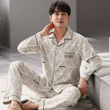 DanceeMangoo Autumn Winter Mens Cotton Pajamas Button Lapel Sleepwear Simple Pajama Sets Casual Sleep&Lounge Pyjamas 3XL 4XL Male Pijama
DanceeMangoo Autumn Winter Mens Cotton Pajamas Button Lapel Sleepwear Simple Pajama Sets Casual Sleep&Lounge Pyjamas 3XL 4XL Male Pijama