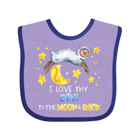 Inktastic I Love my Opa to the Moon and Back Cute Sheep Gift Baby Boy or Baby Girl Bib
Inktastic I Love my Opa to the Moon and Back Cute Sheep Gift Baby Boy or Baby Girl Bib