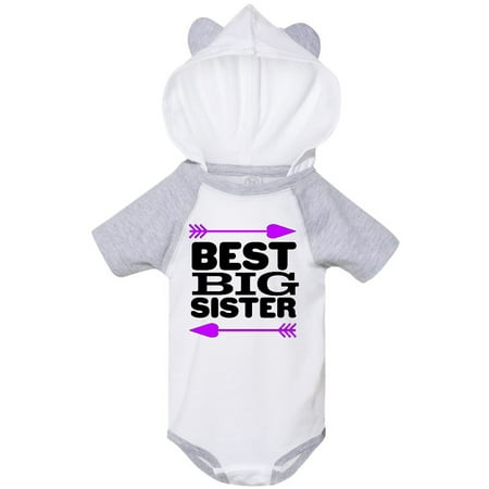 Inktastic Best Big Sister Gift Baby Girl Bodysuit