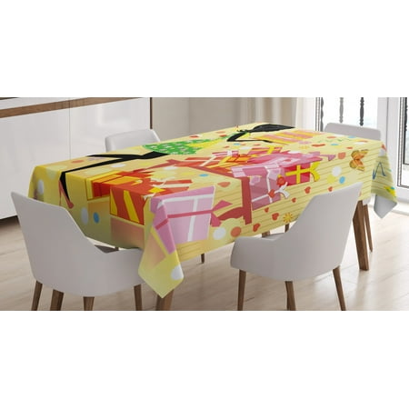 Ambesonne Party Tablecloth Rectangular Table Cover Woman with Birthday Cake 60 x84 Multicolor
Ambesonne Party Tablecloth Rectangular Table Cover Woman with Birthday Cake 60 x84 Multicolor