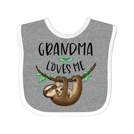 Inktastic Grandma Loves Me Cute Sloth and Baby Gift Baby Boy or Baby Girl Bib
Inktastic Grandma Loves Me Cute Sloth and Baby Gift Baby Boy or Baby Girl Bib