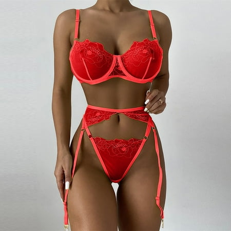 MRULIC underwear women set New Fashion Lace Lingerie Underwear Sleepwear Steel Ring Pajamas Garter Red + XXL
MRULIC underwear women set New Fashion Lace Lingerie Underwear Sleepwear Steel Ring Pajamas Garter Red + XXL