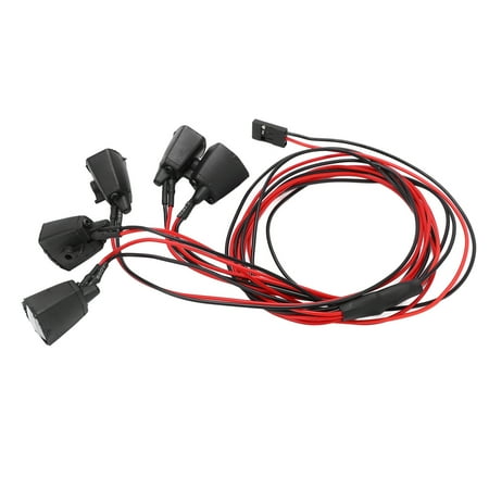 RC White Light LED Light Lightweight Wear Resistant RC 5 LED Car Lights Attractive Black Durable With Screw For RC Model Car
RC White Light LED Light Lightweight Wear Resistant RC 5 LED Car Lights Attractive Black Durable With Screw For RC Model Car