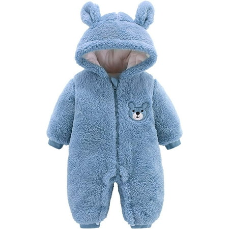 YOUI-GIFTS Newborn Baby Bear Thick Snowsuit Winter Warm Hooded Romper Jumpsuit Outwear Clothes
YOUI-GIFTS Newborn Baby Bear Thick Snowsuit Winter Warm Hooded Romper Jumpsuit Outwear Clothes