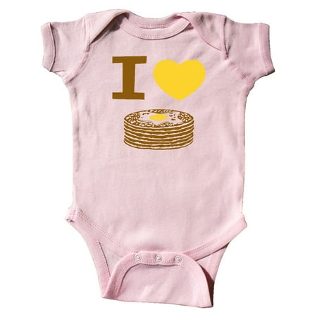 Inktastic I Love Pancakes Gift Baby Boy or Baby Girl Bodysuit