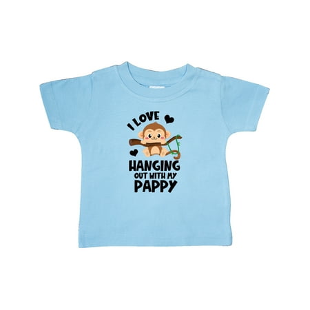 Inktastic Monkey I Love Hanging out with My Pappy Gift Baby Boy or Baby Girl T-Shirt
Inktastic Monkey I Love Hanging out with My Pappy Gift Baby Boy or Baby Girl T-Shirt