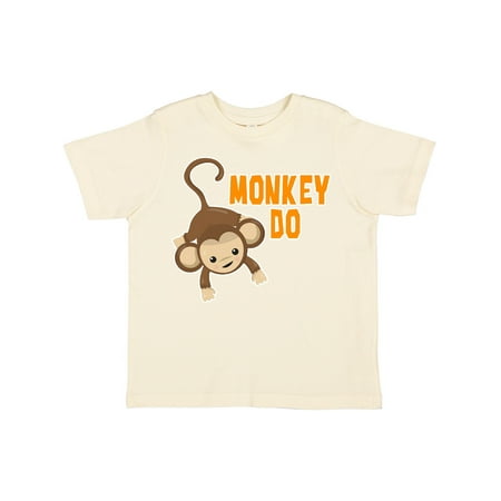 Inktastic Monkey Do with Monkey Gift Toddler Boy or Toddler Girl T-Shirt