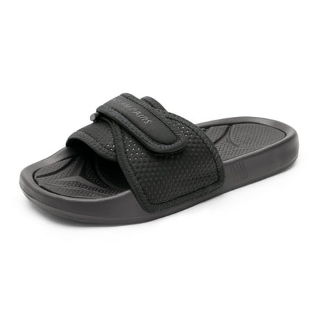 Dream Pairs Women s Summer Adjustable Athletic Slide Sandals Arch Support Slip on Open Toe Cute Lightweight Comfortable Flat Outdoor Indoor Sport Sandals SDSS2223W BLACK Size 6
Dream Pairs Women s Summer Adjustable Athletic Slide Sandals Arch Support Slip on Open Toe Cute Lightweight Comfortable Flat Outdoor Indoor Sport Sandals SDSS2223W BLACK Size 6