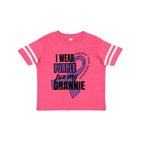 Inktastic Chronic Pain I Wear Purple For My Grannie Gift Toddler Boy or Toddler Girl T-Shirt
Inktastic Chronic Pain I Wear Purple For My Grannie Gift Toddler Boy or Toddler Girl T-Shirt