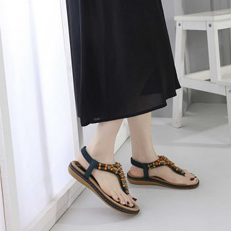 Kayannuo Women s Sandals Clearance Womens Flat Sandals Women s New Summer Ankle Beaded Rhinestones With Elastic Heel Elastic Strap Flat Sandals Gifts for Women
Kayannuo Women s Sandals Clearance Womens Flat Sandals Women s New Summer Ankle Beaded Rhinestones With Elastic Heel Elastic Strap Flat Sandals Gifts for Women