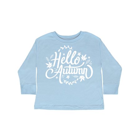 Inktastic Fall Season Hello Autumn in White with Leaves Gift Toddler Boy or Toddler Girl Long Sleeve T-Shirt
Inktastic Fall Season Hello Autumn in White with Leaves Gift Toddler Boy or Toddler Girl Long Sleeve T-Shirt
