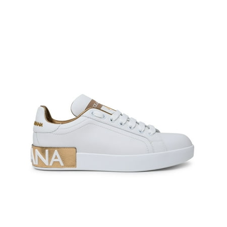 DOLCE & GABBANA Sneaker Portofino In Pelle Bianca