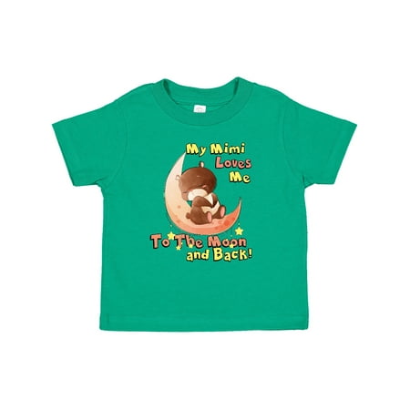 Inktastic My Mimi Loves Me to the Moon and Back Gift Toddler Boy or Toddler Girl T-Shirt