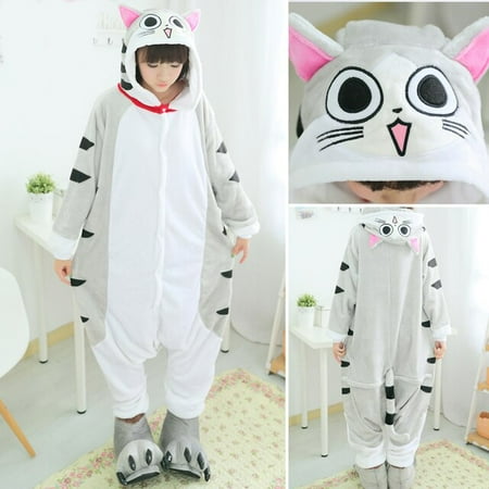 CoCopeanut Unicorn Panda Totoro Pajamas Stitch Adult Animal Onesies Women Men Couple 2020 Winter Pajamas Suit Cat Sleepwear Flannel Pijamas