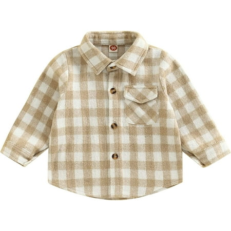 PIKADINGNIS Toddler Baby Boy Girl Flannel Plaid Jacket Long Sleeve Lapel Button Down Shirt Jackets Coat Warm Fall Winter Clothes
PIKADINGNIS Toddler Baby Boy Girl Flannel Plaid Jacket Long Sleeve Lapel Button Down Shirt Jackets Coat Warm Fall Winter Clothes