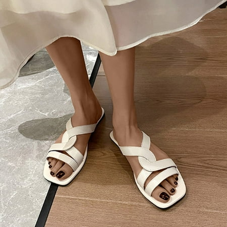 Slippers for Women Gnobogi New Summer Flats Casual Versatile Beach Sandals Women s Open Toe Slippers
Slippers for Women Gnobogi New Summer Flats Casual Versatile Beach Sandals Women s Open Toe Slippers