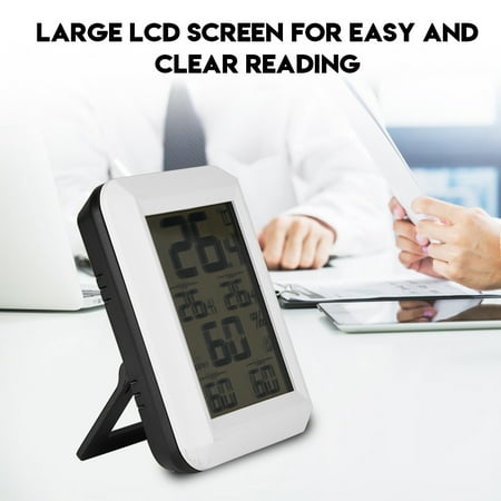 Screen Room Wireless LCD Digital Temperature Humidity Sensor Indoor Humidity Meter Thermometer Hygrometer
Screen Room Wireless LCD Digital Temperature Humidity Sensor Indoor Humidity Meter Thermometer Hygrometer