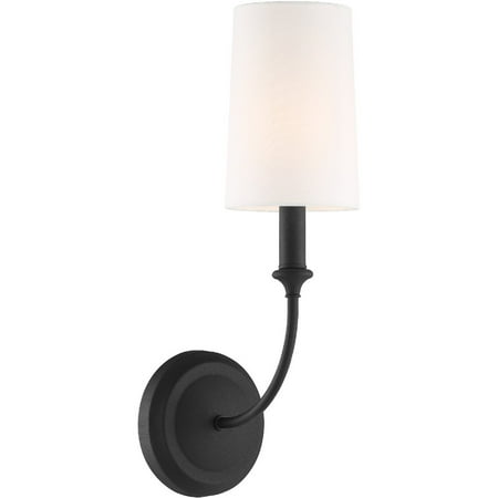 Black Forged Tone Finish Wall Sconces 5 Wide Steel Material Medium 1 Light Fixture
Black Forged Tone Finish Wall Sconces 5 Wide Steel Material Medium 1 Light Fixture