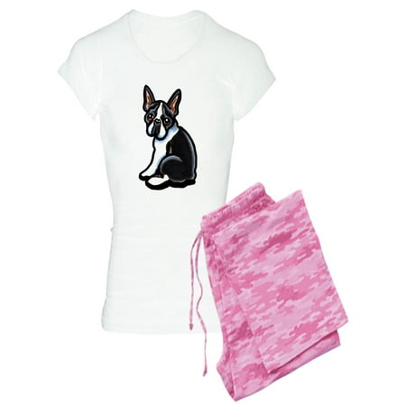 CafePress - Cute Boston Terrier - Women s Light Pajamas