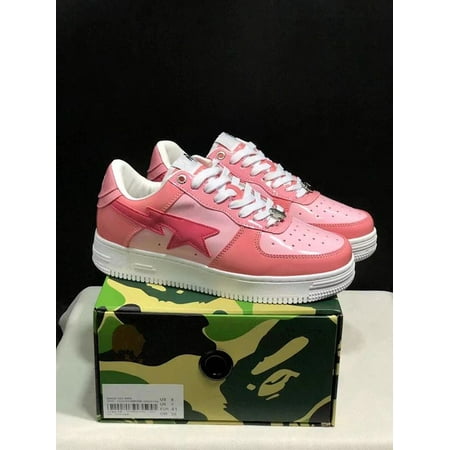 

Bapesta Bapestas Baped Sta Casual Shoes Sk8 Low Men Women Black White Pastel Green Blue Suede Pink Mens Womens Trainers Outdoor Sports Sneakers Walking Jogging