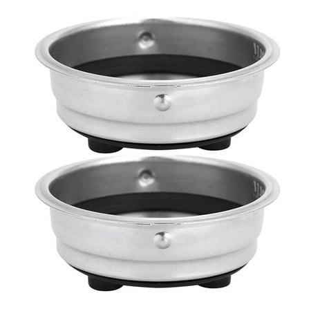 2 Pack Detachable Stainless Steel Coffee Filter Basket Strainer Coffee Machine Accessories for Home Office(Single Cup)
2 Pack Detachable Stainless Steel Coffee Filter Basket Strainer Coffee Machine Accessories for Home Office(Single Cup)