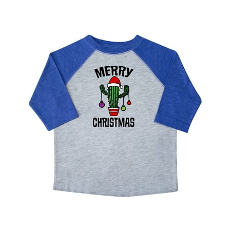 Inktastic Merry Christmas Cactus Cute Gift Toddler Boy or Toddler Girl T-Shirt