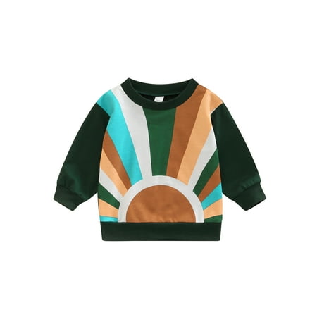 AMILIEe Little Baby Boys Girls Fall Sweatshirt Sun Print Crew Neck Long Sleeve Pullover Tops
AMILIEe Little Baby Boys Girls Fall Sweatshirt Sun Print Crew Neck Long Sleeve Pullover Tops