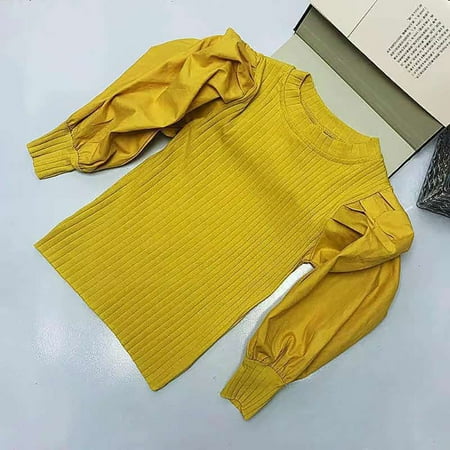Girls’ Bubble Sleeves 2022 Autumn Fashion New Children’s Foreign Long Sleeve White T-shirt Korean Outwear Knitwear
Girls’ Bubble Sleeves 2022 Autumn Fashion New Children’s Foreign Long Sleeve White T-shirt Korean Outwear Knitwear