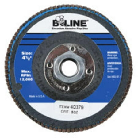 Anchor Brand 102-40379 4.5 in. Premium 0.62-11 8 oz HD Flap Disc