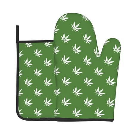 Oven Gloves Hot Pads For Kitchen Decor Weed-Leaves Heat Resistant 2pcs For Cooking Baking Bbq
Oven Gloves Hot Pads For Kitchen Decor Weed-Leaves Heat Resistant 2pcs For Cooking Baking Bbq