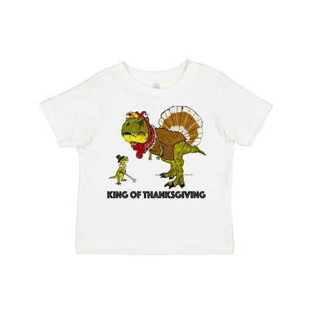 Inktastic King of Thanksgiving T-Rex Turkey and Pilgrim in Green Gift Toddler Boy or Toddler Girl T-Shirt
Inktastic King of Thanksgiving T-Rex Turkey and Pilgrim in Green Gift Toddler Boy or Toddler Girl T-Shirt