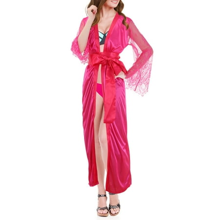 〖TOTO〗Intimates For Women Satin Long Nightdress Silk Lace Lingerie Nightgown Sleepwear Robe
〖TOTO〗Intimates For Women Satin Long Nightdress Silk Lace Lingerie Nightgown Sleepwear Robe