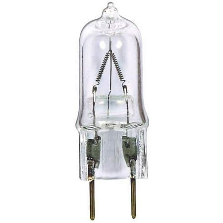 Satco S3428 1/Card 120V 75-Watt T4 GY6.35 Base Light Bulb Clear