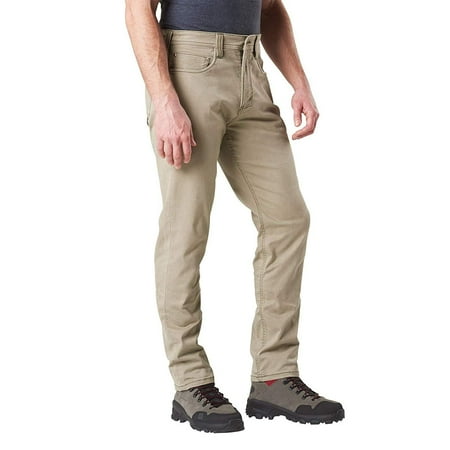 5.11 Tactical Men's Defender-Flex Slim Pants, Twill Poly-Cotton, Outdoor Casual Bottom, Stone, 33Wx30L