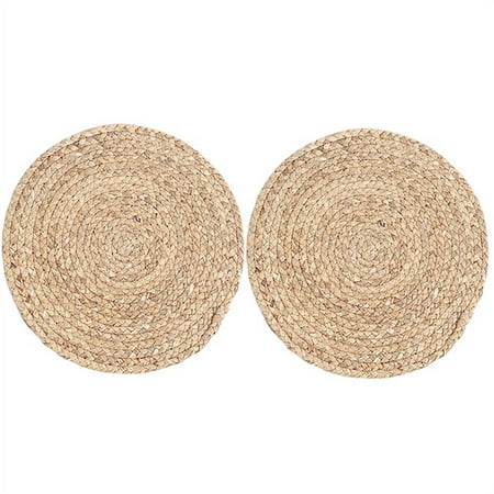 2Pcs 36Cm Natural Water Woven Placemat Round Woven Rattan Table Mat Water Placemat Tropical Wedding
2Pcs 36Cm Natural Water Woven Placemat Round Woven Rattan Table Mat Water Placemat Tropical Wedding