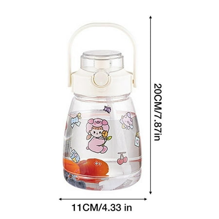 Bellanny Plastic Water Cup Portable Handle Straw Cup 43 OZ Cute Leak-Proof Water Bottle For Women Men Large Water Jug For Fitness Gym Outdoor Sport elegant
Bellanny Plastic Water Cup Portable Handle Straw Cup 43 OZ Cute Leak-Proof Water Bottle For Women Men Large Water Jug For Fitness Gym Outdoor Sport elegant