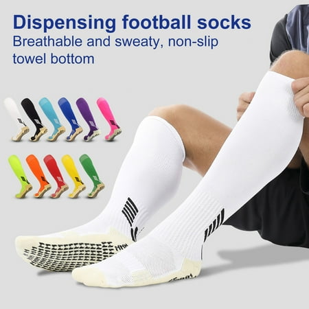 rygai 1 Pair Striped Patchwork Anti-slip Silicone Bottom Thickened Soccer Socks Unisex Elastic Cycling Fitness Knee High Tube Socks Orange
rygai 1 Pair Striped Patchwork Anti-slip Silicone Bottom Thickened Soccer Socks Unisex Elastic Cycling Fitness Knee High Tube Socks Orange