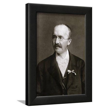 Archaeologist Heinrich Schliemann Framed Print Wall Art
