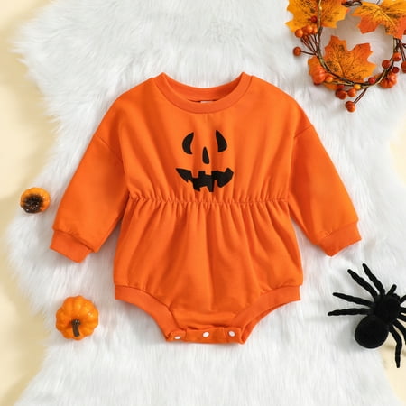 MARCUVMK Baby Toddler Boys Girls Long Sleeve Cartoon Pumpkin Prints Rompers Jumpsuits Womens Winter Clothes
MARCUVMK Baby Toddler Boys Girls Long Sleeve Cartoon Pumpkin Prints Rompers Jumpsuits Womens Winter Clothes