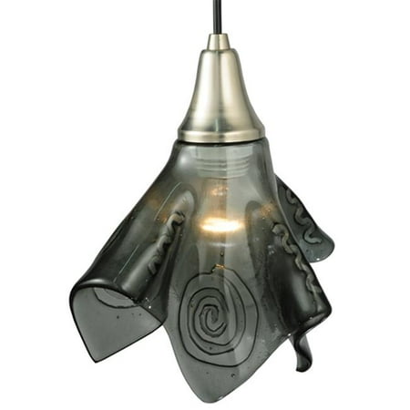MEYDA 126195 9 in. W Supernova Handkerchief Fused Glass Mini Pendant